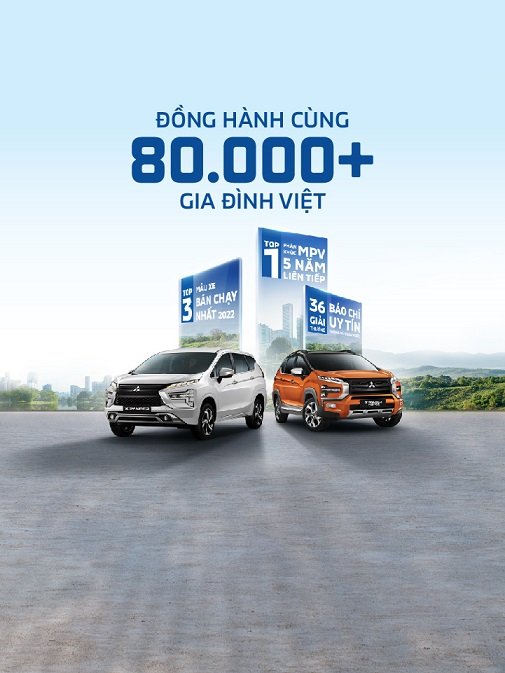 MITSUBISHI XPANDER ĐẠT DOANH SỐ 80.000 XE SAU 5 NĂM RA MẮT