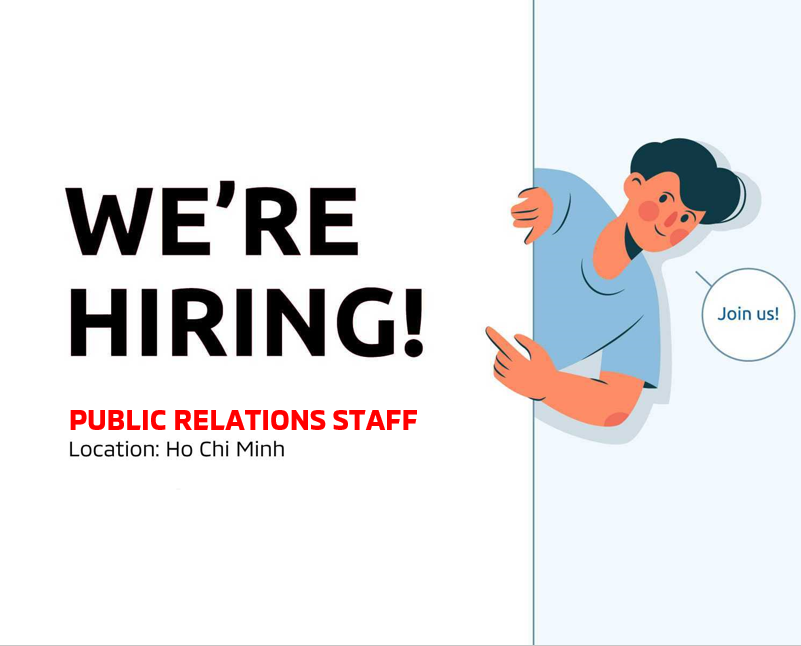 PUBLIC RELATIONS STAFF (HẾT HẠN)